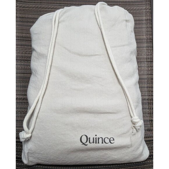 Quince European 100% Linen Duvet Cover 3PC Set SAND Full/Queen - Picture 1 of 7